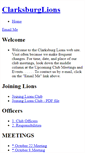 Mobile Screenshot of clarksburglions.typepad.com