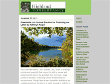 Tablet Screenshot of highlandconservancy.typepad.com