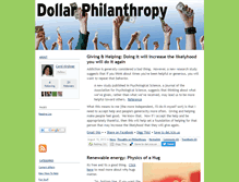 Tablet Screenshot of dollarphilanthropy.typepad.com