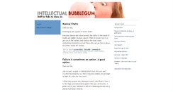 Desktop Screenshot of intellectualbubblegum.typepad.com