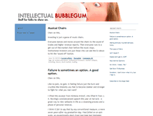 Tablet Screenshot of intellectualbubblegum.typepad.com