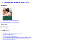 Desktop Screenshot of motherwear.typepad.com