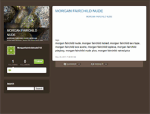 Tablet Screenshot of morganfairchildnude743.typepad.com