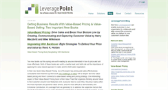 Desktop Screenshot of leveragepoint.typepad.com