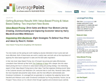 Tablet Screenshot of leveragepoint.typepad.com