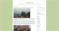 Desktop Screenshot of incidentalist.typepad.com