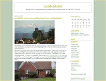 Tablet Screenshot of incidentalist.typepad.com