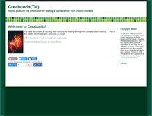 Tablet Screenshot of creabunda.typepad.com