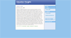 Desktop Screenshot of educationthoughts.typepad.com