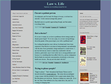 Tablet Screenshot of lawvlife.typepad.com