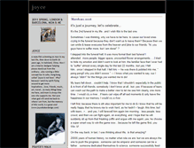 Tablet Screenshot of joyceisnothere.typepad.com