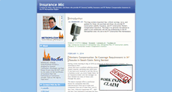 Desktop Screenshot of insurancemike.typepad.com