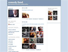 Tablet Screenshot of comedyfund.typepad.com