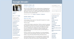 Desktop Screenshot of enoughalready.typepad.com