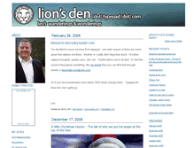 Tablet Screenshot of lionsden.typepad.com