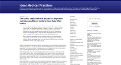 Desktop Screenshot of idealmedicalpractices.typepad.com