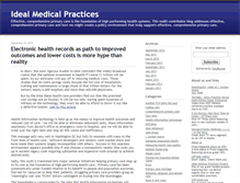 Tablet Screenshot of idealmedicalpractices.typepad.com