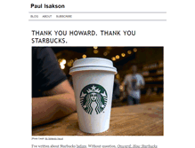 Tablet Screenshot of paulisakson.typepad.com