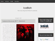 Tablet Screenshot of iceblah.typepad.com