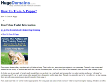 Tablet Screenshot of howtotrainapuppy.typepad.com