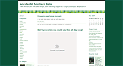 Desktop Screenshot of accidentalsouthernbelle.typepad.com