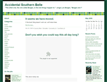 Tablet Screenshot of accidentalsouthernbelle.typepad.com