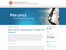 Tablet Screenshot of edgecommunicationsinc.typepad.com