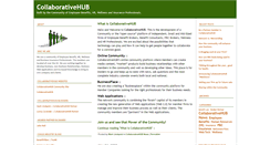 Desktop Screenshot of collaborativehub.typepad.com