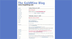 Desktop Screenshot of goldmineblog.typepad.com