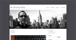 Desktop Screenshot of mrhennings.typepad.com