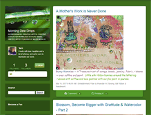 Tablet Screenshot of morningdewdrops.typepad.com