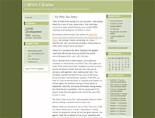 Tablet Screenshot of iwishiknew.typepad.com