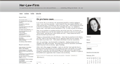 Desktop Screenshot of her-law-firm.typepad.com