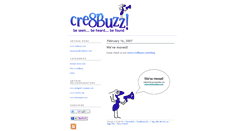 Desktop Screenshot of cre8buzz.typepad.com