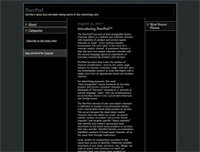 Tablet Screenshot of peerpods.typepad.com