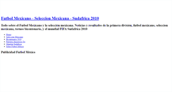 Desktop Screenshot of futbolmexico.typepad.com