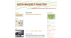 Desktop Screenshot of greenmachinestour.typepad.com