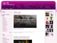 Tablet Screenshot of likeme.typepad.com