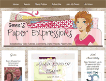 Tablet Screenshot of gwensstampinfun.typepad.com