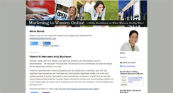 Desktop Screenshot of marketingtowomenonline.typepad.com