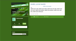 Desktop Screenshot of isabellucasnaked.typepad.com
