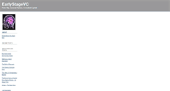 Desktop Screenshot of earlystagevc.typepad.com