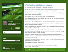 Tablet Screenshot of discoveryourbliss.typepad.com