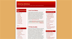 Desktop Screenshot of albertusminimus.typepad.com