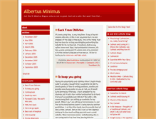 Tablet Screenshot of albertusminimus.typepad.com