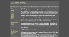 Desktop Screenshot of iobjectyourhonor.typepad.com