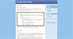 Desktop Screenshot of otoh.typepad.com