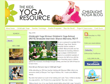 Tablet Screenshot of childlightyoga.typepad.com