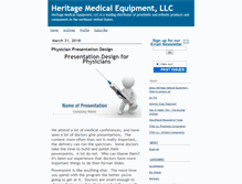 Tablet Screenshot of heritagemedical.typepad.com