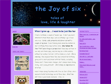 Tablet Screenshot of joyofsix.typepad.com